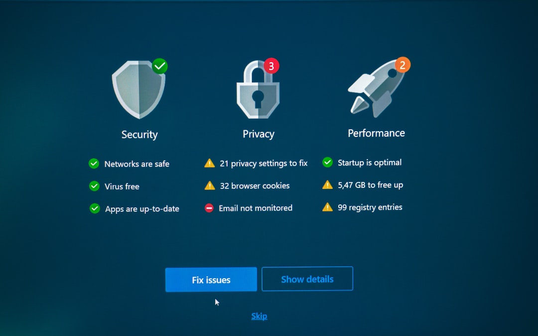 Privacy settings icons showing shields and encryption locks - fake disposable email service
